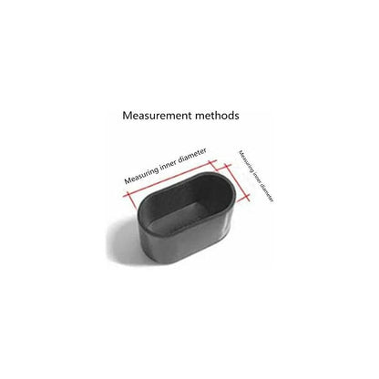 Chair Leg Caps，Oval Silicone Furniture Feet Pads Cover Table Protectors Floor Scratches，8-24 pcs-Transparent/24 pcs