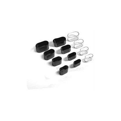 Chair Leg Caps，Oval Silicone Furniture Feet Pads Cover Table Protectors Floor Scratches，8-24 pcs-Transparent/24 pcs
