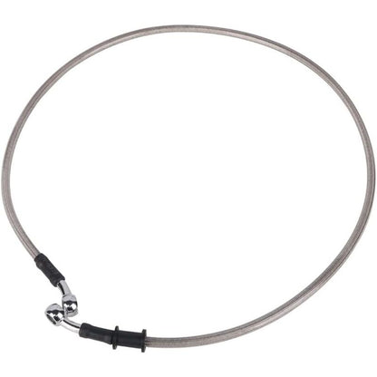Motorcycle Brake Hose 120Cm, Hydraulic Clutch Hose Aviation Hose For Pit Bike Dirt Bike Enduro Motocross Atv Quad-Silver