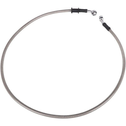 Motorcycle Brake Hose 120Cm, Hydraulic Clutch Hose Aviation Hose For Pit Bike Dirt Bike Enduro Motocross Atv Quad-Silver