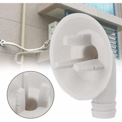 Air Conditioning Elbow Drain Nozzle, Air Conditioner Connector, Air Conditioner Adapter Outdoor Device Drain Water Pipe