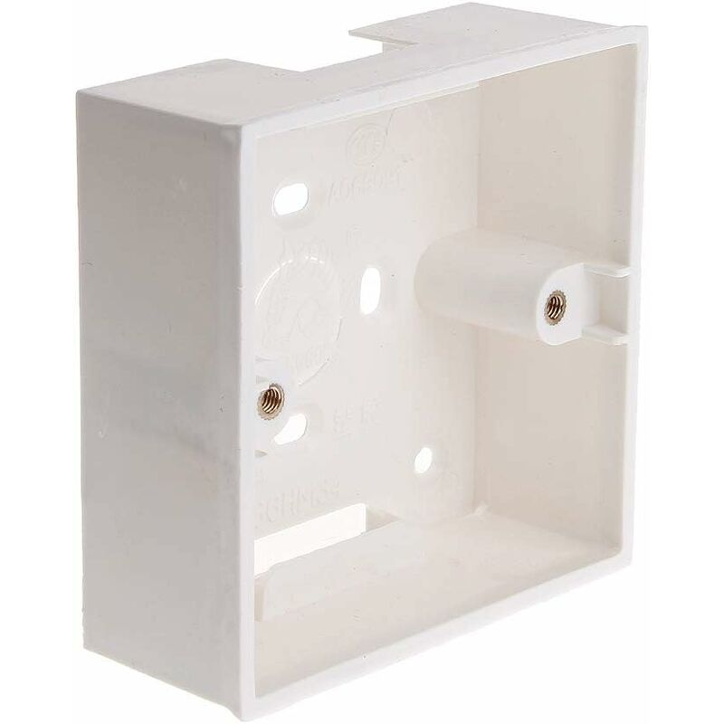 86X86Mm Pvc Wall Mount Junction Box For Switch Socket Base.