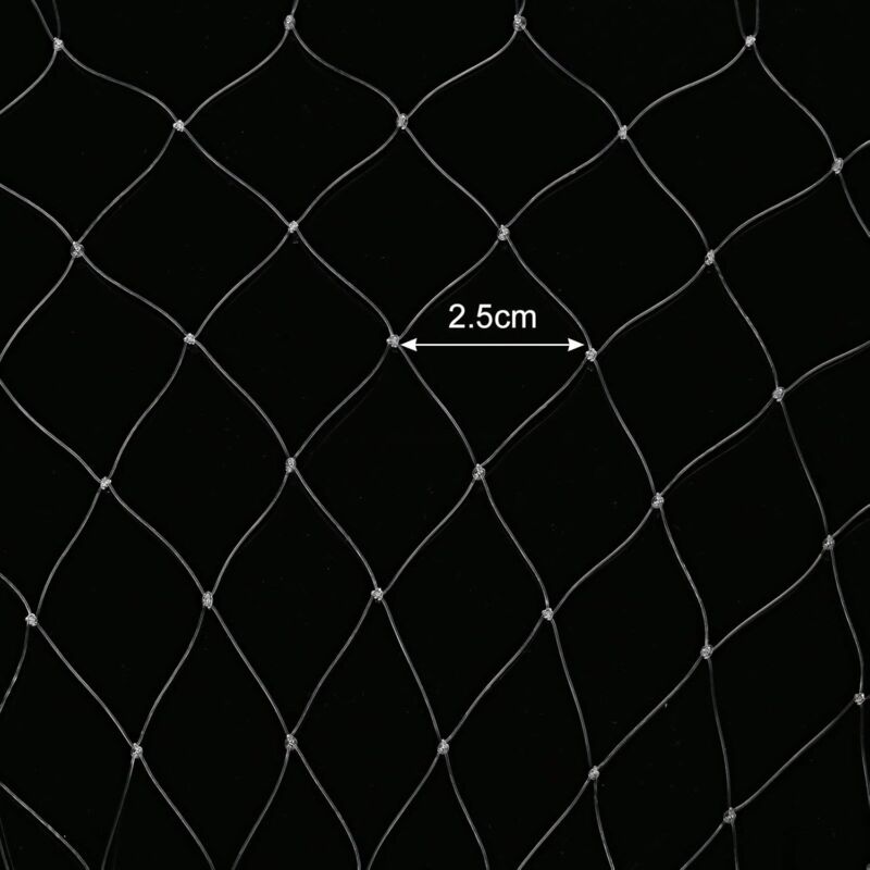 10M X 4M Anti Bird Garden Netting 2.5Cm Mesh - Protection Net For Water Pond, Fruits, Vegetables And Plants