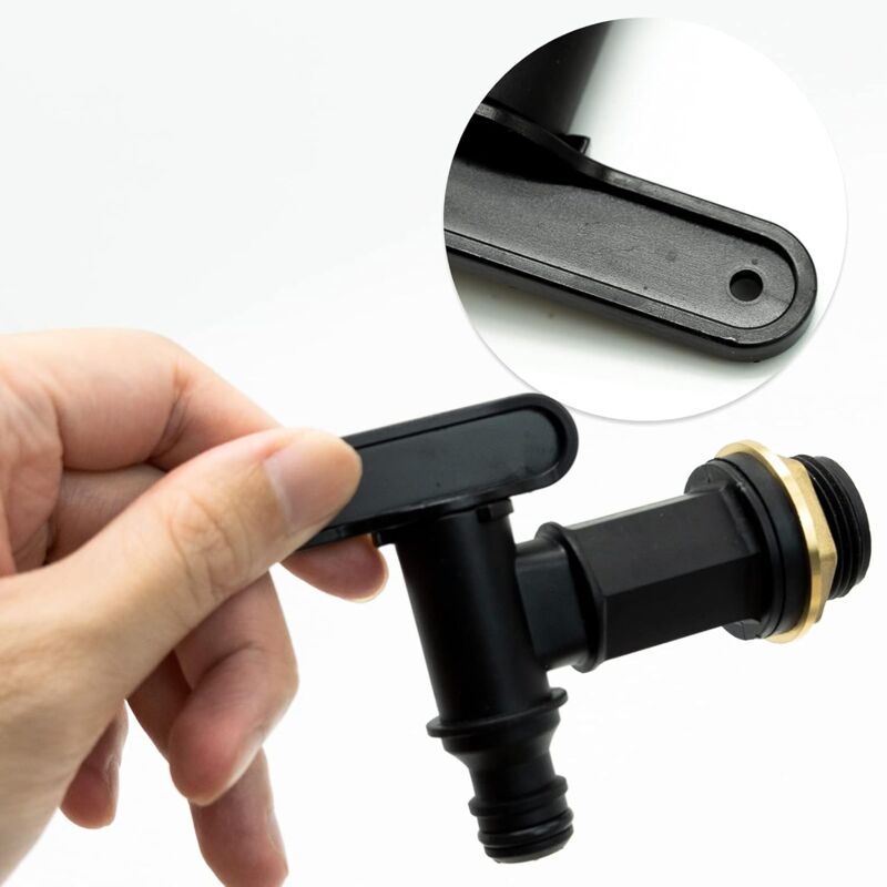 Rain Barrel Hose Tap/ ¾ Bsp Thread Replacement Faucet Plastic Connector Snap-Fit Beer Home Brew