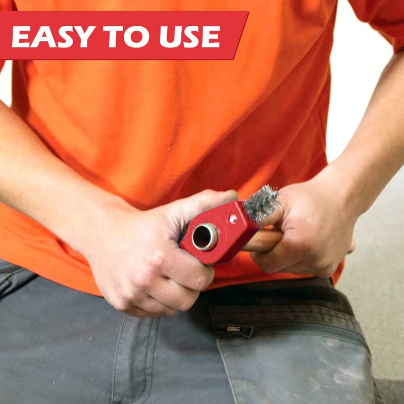 Universal Pipe Deburrer Deburring Rust Brush Deburring Tool Interior And Exterior Multi-Layer Deburrer For Plumbing