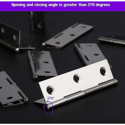 Stainless Steel Hinges Door Hinge Furniture Hinge Connectors With Screws For Home Furniture Hardware Cabinet Guard Door
