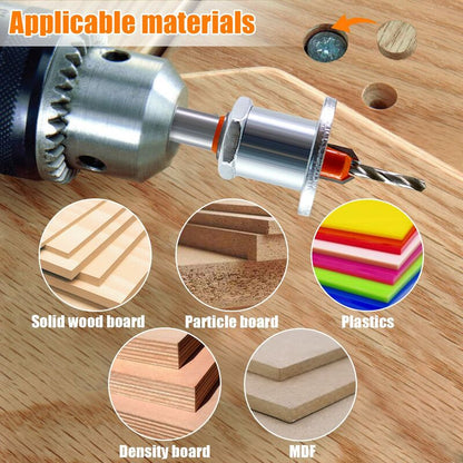 2 pcs Wood Drill Bits, Hss Drill Bit Set, 8Mm Steel Countersink Drill Bits, Countersink Drill Bit Set For Woodworking,