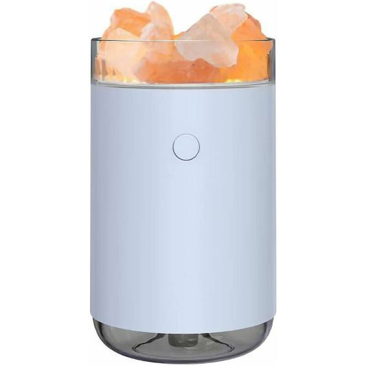 Crystal Salt Stone Humidifier Colorful Light 260Ml Portable Mist Humidifier Quiet Usb Essential Oil Diffuser Cool Mist