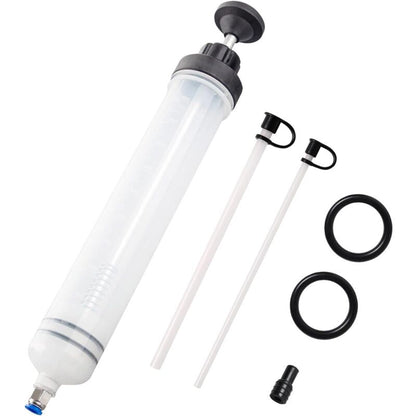 Oil Syringe 500Ml Oil Suction Syringe-Transfer Pump,Brake Fluid Syringe With Extension Tube-Drain Syringe Hand Pump