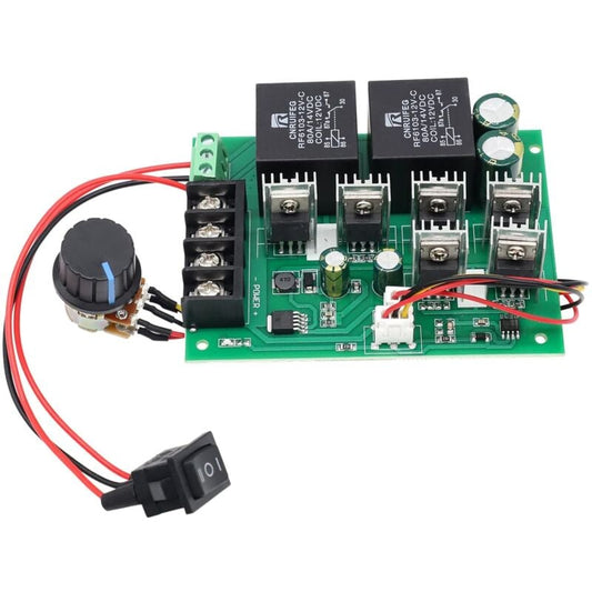 Dc Motor Controller, Dc 9-50V 40A Reversible Dc Motor Speed Controller To 12V 24V 36V 48V 2000W Reversible Speed Control