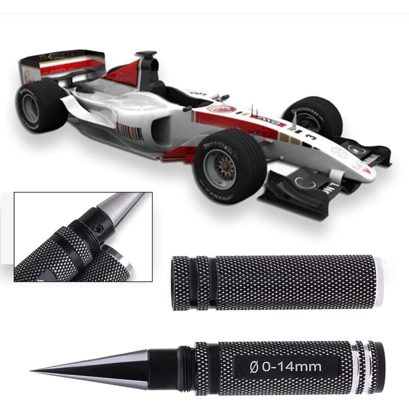 Hole Puncher Body Shell Hole Opener Reamer Expandable 0-14Mm Drill Diy Tool With Size Indicator For Rc Car Boat
