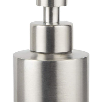 Brushed Stainless Steel Refillable Soap Dispenser 350Ml Silver