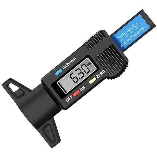 Digital Tire Depth Gauge Caliper Lcd 0-25.4Mm Digital Tire Depth Gauge For Car Motorcycle Vans Trucks