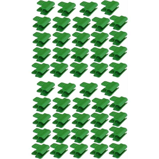 48 pcs Garden Hose Clips, Garden Shed Film Accessories, 16Mm Outer Diameter, Plant Stakes, Greenhouse Plastic Clips,