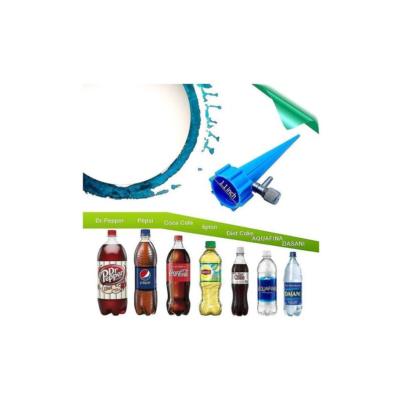 Drip Bottle, Automatic Plant Waterer, Drip Irrigation With Control Valve For Garden, Home, Indoor, Outdoor（12Pc）