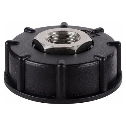 Ibc S60X6 Water Tank Adapter Coarse Thread With Hose Connector Stainless Steel Valve Spout Fittings (1/2" Internal