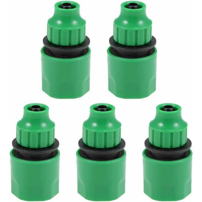 Quick Connector Hose Pipe Adapter 8Mm Inner Diameter Pipe Fitting For Garden Irrigation System 5 pcs