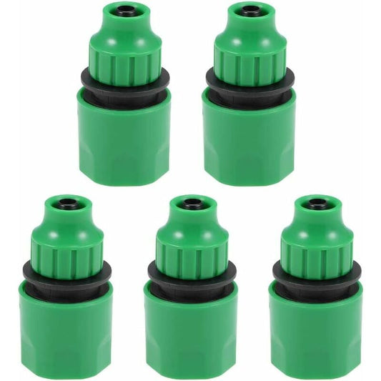 Quick Connector Hose Pipe Adapter 8Mm Inner Diameter Pipe Fitting For Garden Irrigation System 5 pcs
