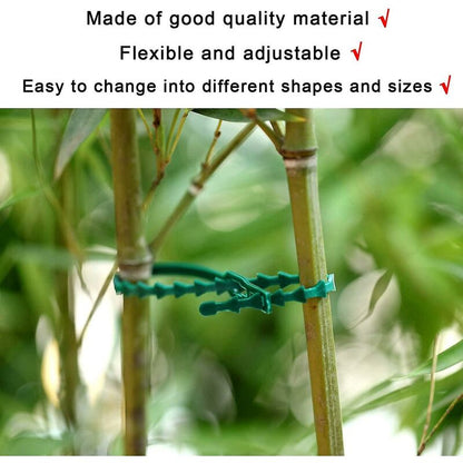 160 pcs Plant Ties Adjustable Gardening Ties, Plant Ties And Support, Help Support Plants And Shrubs, Flexible Plastic