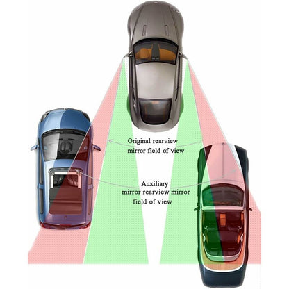 360° ROtate Blind Spot Mirror,Adjustable Wide Angle Rearview Mirror Hd Glass Convex Side View Mirror For Car