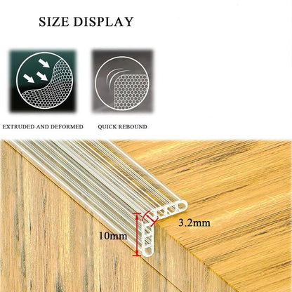 5 Meters Table Corner Protection Strip, Transparent Furniture Corner Protector, Pre-Adhesive Edge Protector For Tables,