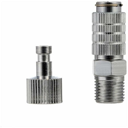Airbrush Quick Release Adapter Airbrush Quick Disconnect Coupler Connection Adapter Air Brush Fitting Bsp 1/8 Inch