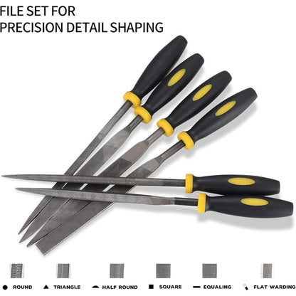 6 Pieces File Set, Files And Rasps, Needle Files, Diamond Rasp Files For Wood/Metal/Workshop/Plastics Repair