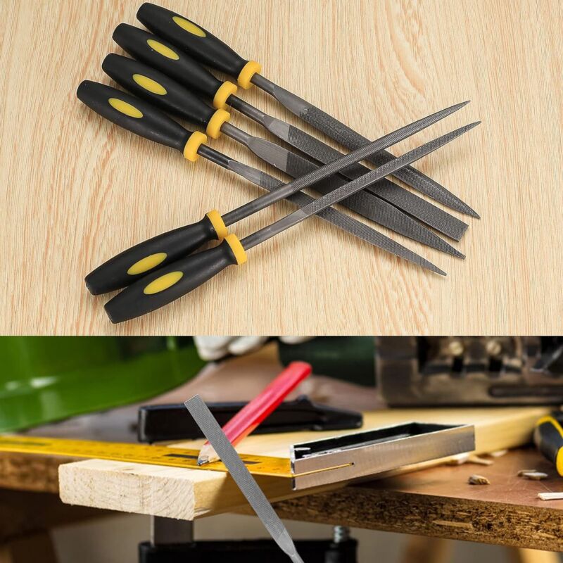 6 Pieces File Set, Files And Rasps, Needle Files, Diamond Rasp Files For Wood/Metal/Workshop/Plastics Repair