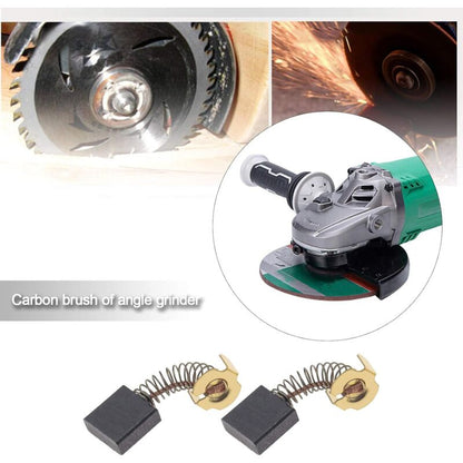 Pair Carbon Brushes 999044 Angle Grinder Brushes 7X17Mm Compatible With Hitachi G18Se2 G18Sr G23Sc2 G23Sr G23Sf