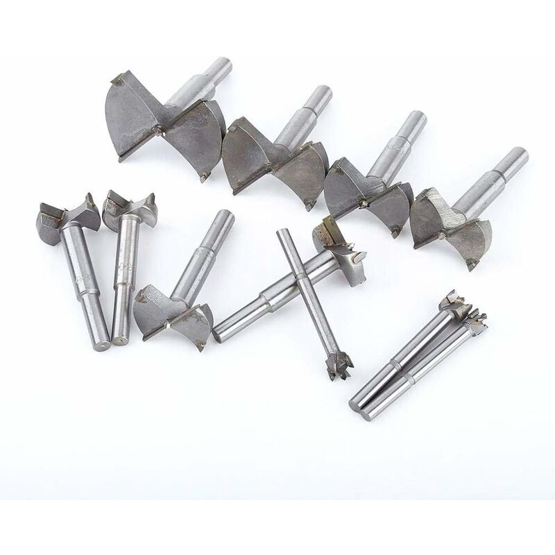 Forstner Wood Drill Bit Cemented Carbide Forstner Bits Flat Hole Saw Drilling Tool (35Mm)