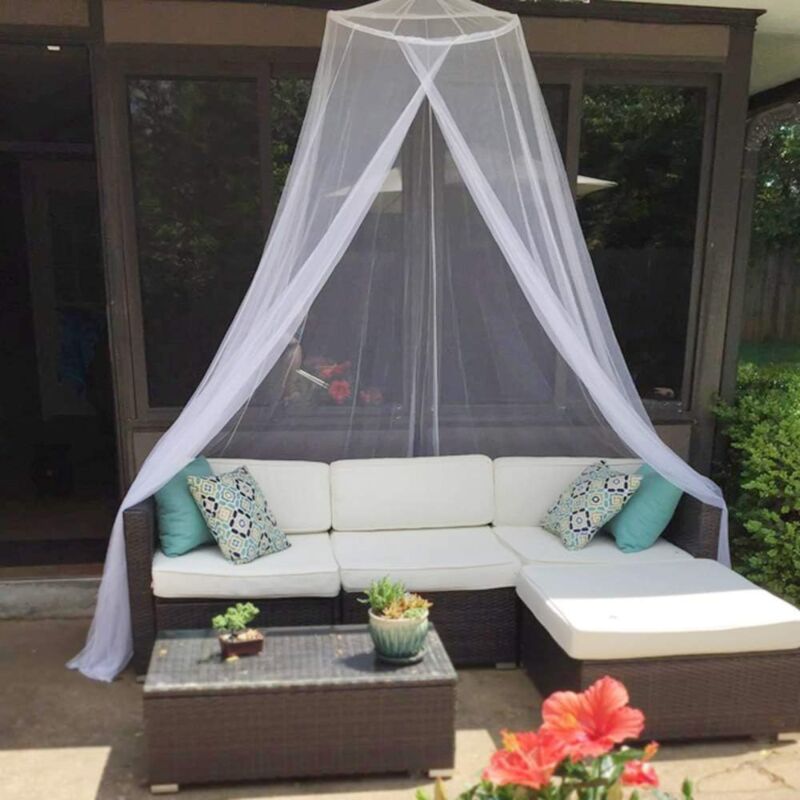 Mosquito Net, Large Polyester Mosquito Net For Single And Double Beds, 1 pcs Arches, Indoor And Outdoor Canopy Mosquito