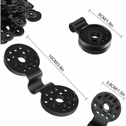 50 pcs Practical Heavy Duty Fixing Clip For Privacy Screen Fabric Sunshade In Greenhouse