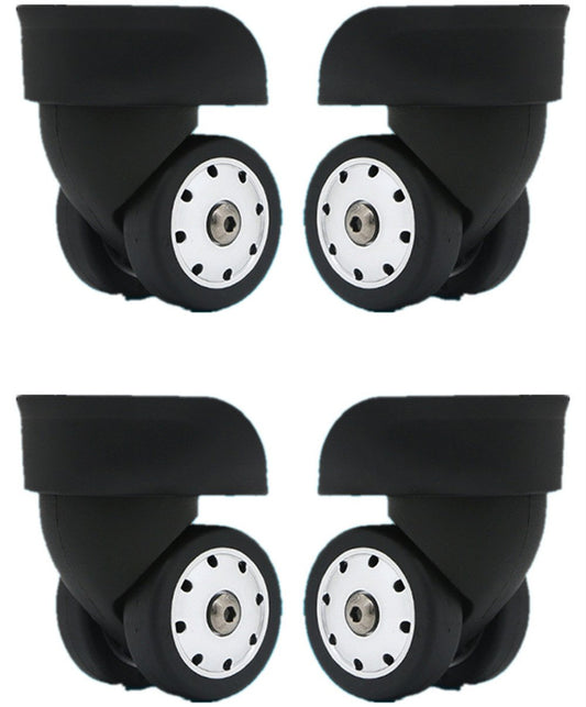 Replacement Luggage Wheels W046# S Size (Di Long) Replacement Plastic Wheels/Luggage Spinner Wheels (2 Pair/Set)