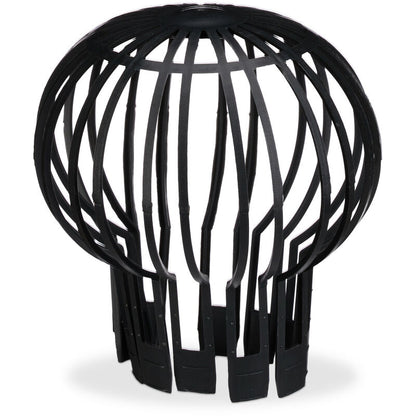 Downspout Cover, 4-pack, Plastic Basket, Leaf Catcher for Gutter, Rain Pipe Cover, Gutter Cover, Ø 13 cm, black