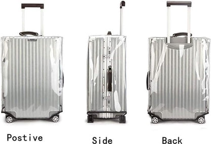 Luggage Cover - Transparent PVC Material - Waterproof and Scratch Resistant - Semi-transparent Luggage Cover - Suitable for Business Travel and Daily Use - 20
