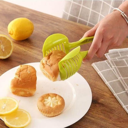 Onion Cutter - Tomato Cutter - Vegetable Cutter - Onion Comb - Cutting Aid - Potato Cutter - Kitchen Accessories - Lemon Cutter - Vegetable Holder - Fruit Cutter - Handy Kitchen Tools - Cutting Tools - Green - 1 Piece
