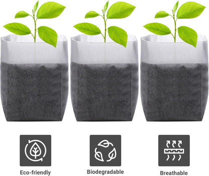 Grow Bags - Gardening - Grow Pots - Vegetable Garden - Seedlings - Plant Bags - Non-woven Grow Bags - Growing Set - Breathable Fleece - Vegetable Garden Package - Combination Set - Sowing - Cuttings - Mix - Vegetable Garden - Vegetable Gardening - Sustain