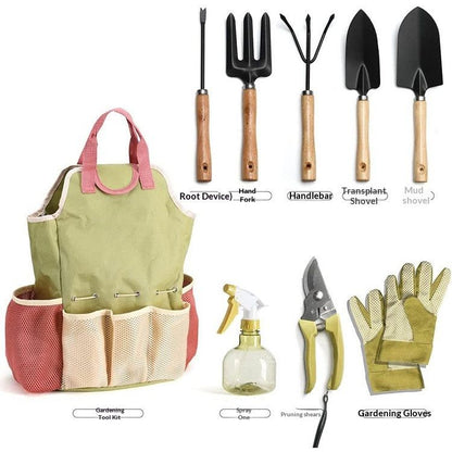 Landscaping9-PieceSet(IncludesTools,Shears,Bag,WateringCan)