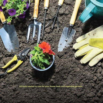 Landscaping9-PieceSet(IncludesTools,Shears,Bag,WateringCan)