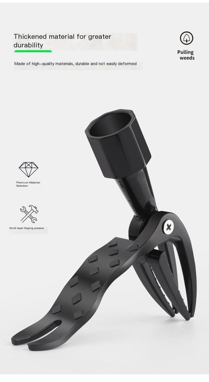 Manual weeding device-with a stainless steel three-section pipe