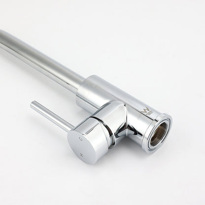 WELS Chrome Kitchen Laundry Swivel Sink Mixer Faucet Tap Spout Stainless Steel
