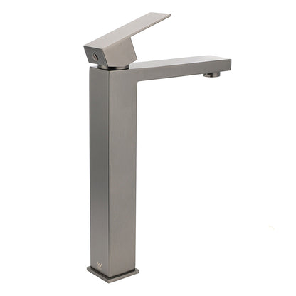 WELS Gun Metal Square 310mm Tall Basin Vessel Mixer Kitchen Laundry Faucet Tap