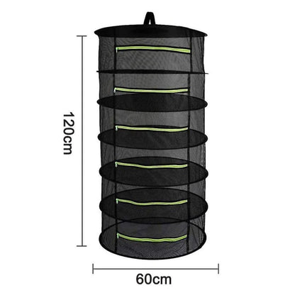 Drying Net, Foldable Mesh Hydroponic Drying Rack Drying Net for Herbs
