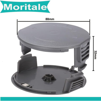 Line spool for BOSCH UniversalGrassCut Trimmer 18 18-26 18-260 F016800570 with cap (4 pieces)