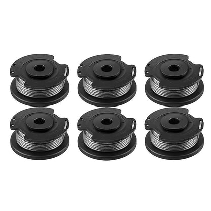 6-pack F016800569 Trimmer line spool and line for Bosch EasyGrassCut 23, 26, 18, 18-230, 18-260, 18-26 Replacement—max