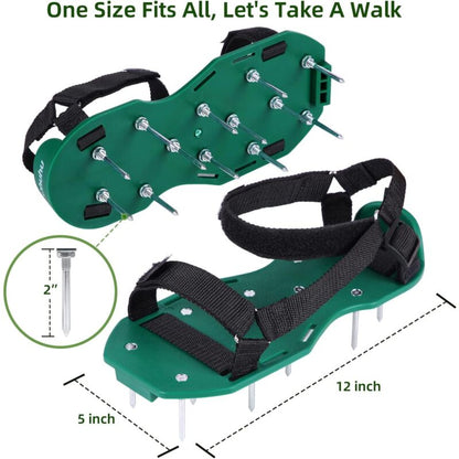 Lawn Aerator Sandals Free Installation, Lawn Spike Shoes Lawn Vertical Cutter Lawn Shoes Garden