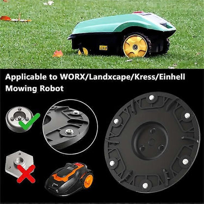 RSD-01 Compatible for WORX / Landxcape / Kress / Einhell Lawn Mower ABS 6-Blade Cutter Head Turntable