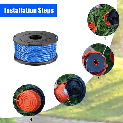 Replacement Spool for Black & Decker A6441 Trimmer Line, 1.65mm, Replacement Spools for GL652, GL655, GL650, GL660, GL680 Trimmer