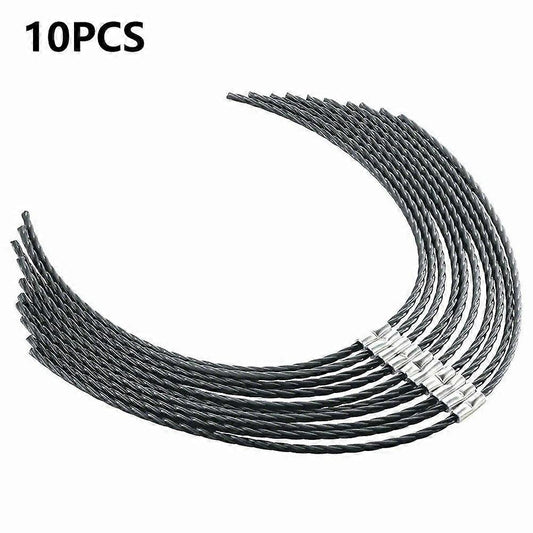 10 pcs For Bosch AFS 23-37 Lawn Mower Nylon Line Trimmer Line with Buckle F016800431