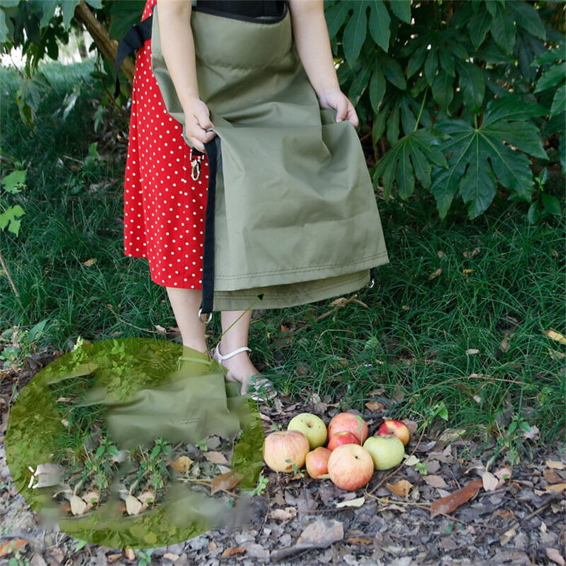 Apple Picking Bag with Storage Pocket for Orchard, Farm and Garden - Durable Fruit Collection Bag